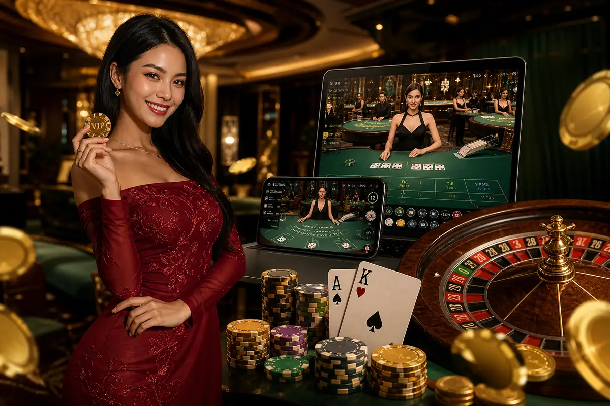 m77club Casino suasana meja live casino